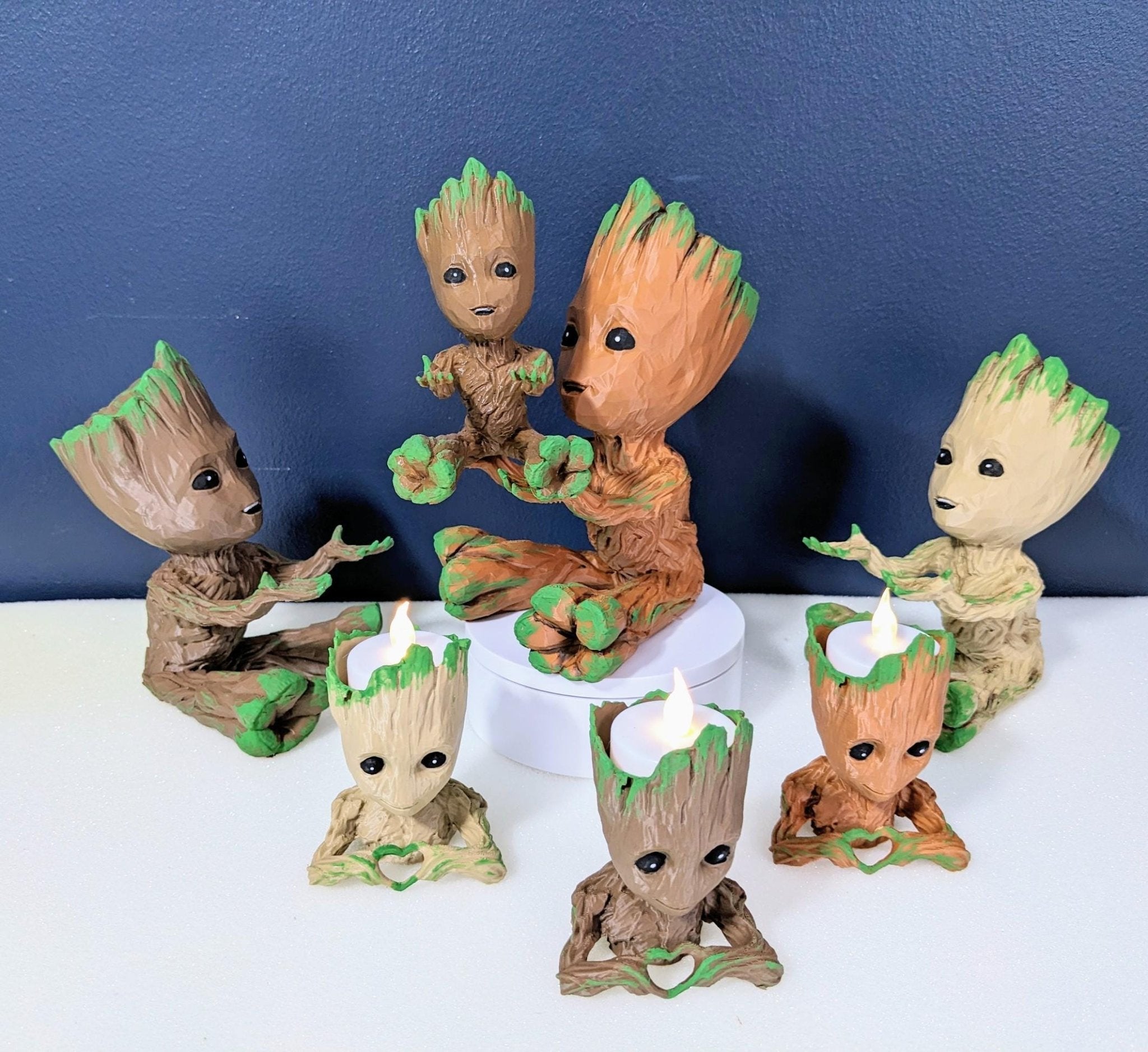 Chaddyverse Baby Groot Universal Desk Holder for Remotes and Glasses