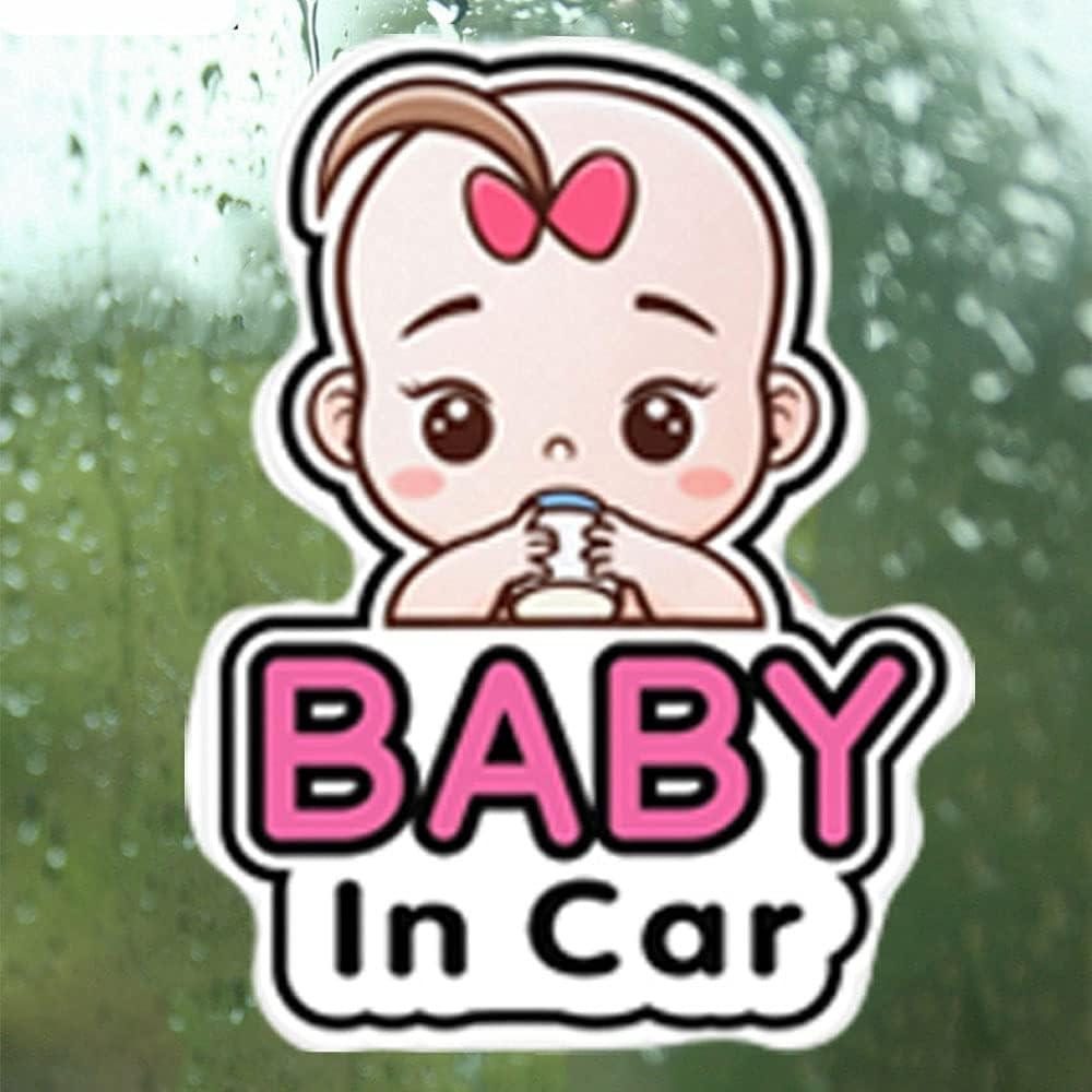 Massive Discounts Baby on Board Stickers | 4-Pack Reflective Waterproof