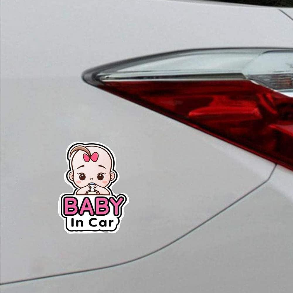 Massive Discounts Baby on Board Stickers | 4-Pack Reflective Waterproof