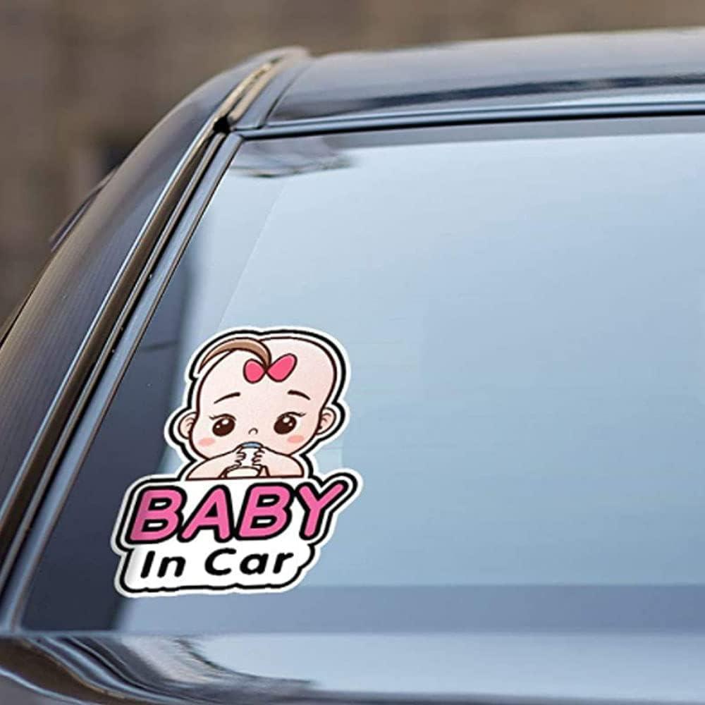 Massive Discounts Baby on Board Stickers | 4-Pack Reflective Waterproof