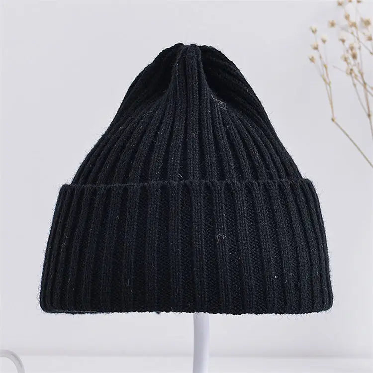 Baby & Toddler Ribbed Knit Beanie Hat, Soft Winter Cap for Boys & Girls (6M–4Y)