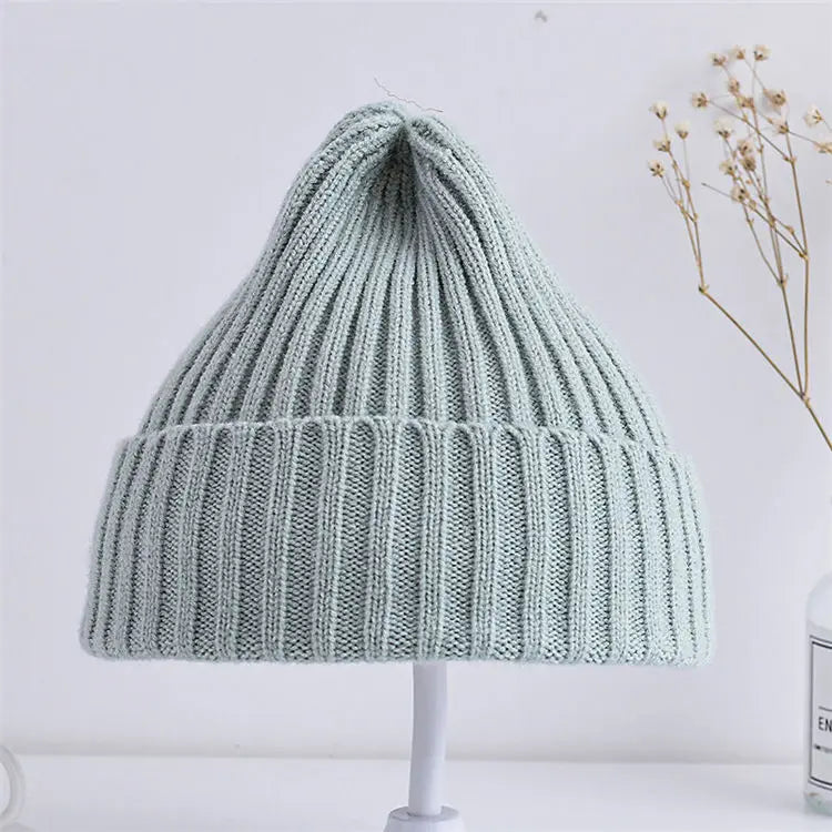 Baby & Toddler Ribbed Knit Beanie Hat, Soft Winter Cap for Boys & Girls (6M–4Y)