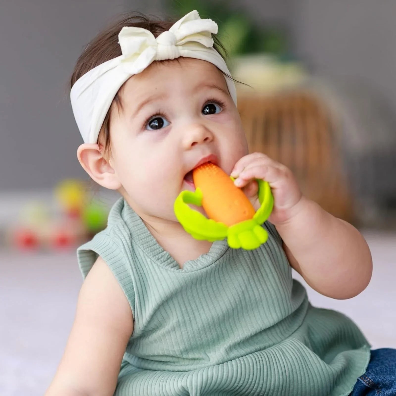Infantino Lil' Nibbles Teether - Carrot