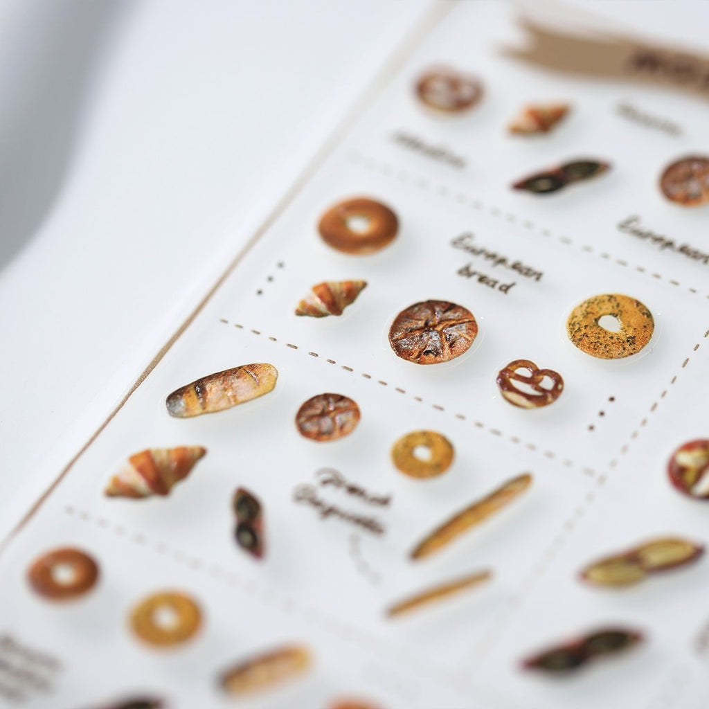 LuLuFun Studio Matcha and Bakery Nail Deco Stickers - DIY Nail Art