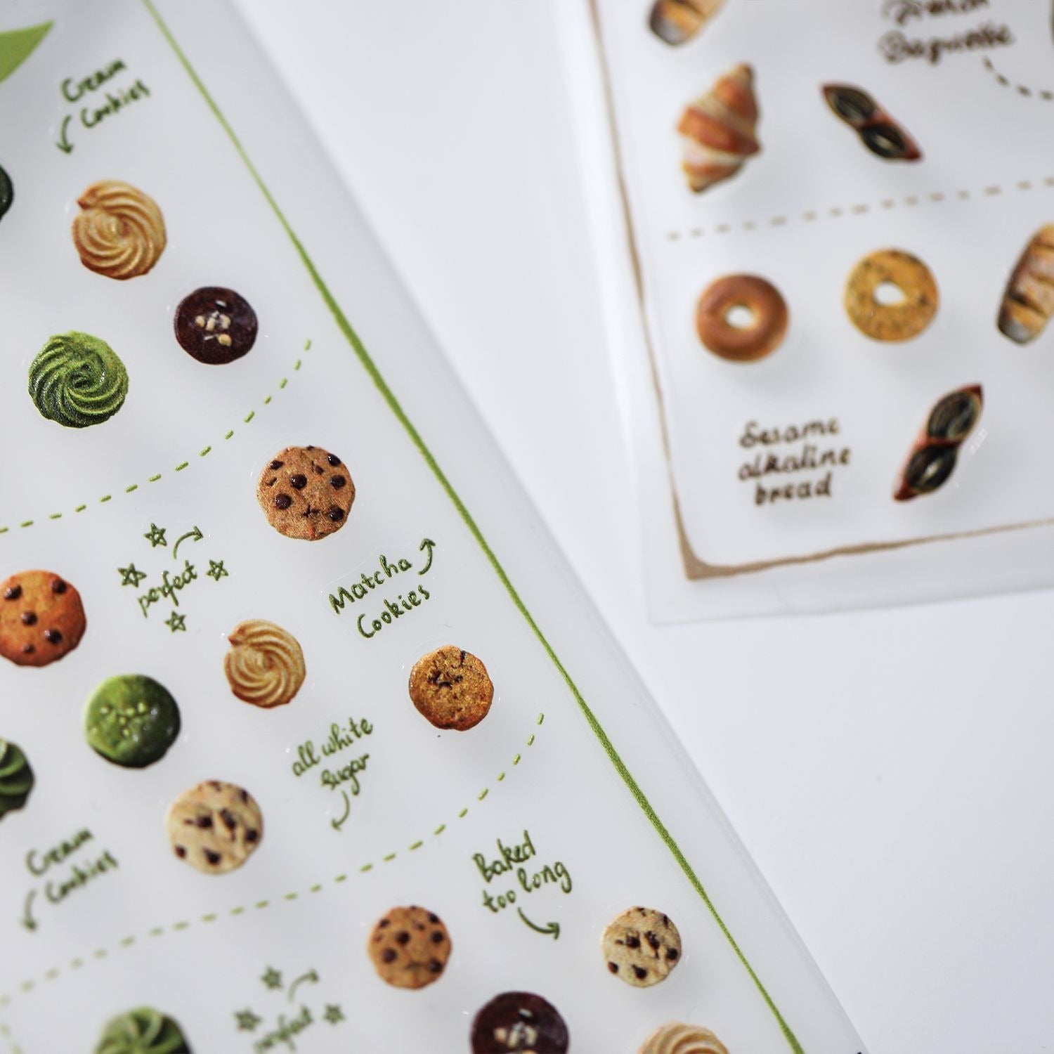 LuLuFun Studio Matcha and Bakery Nail Deco Stickers - DIY Nail Art