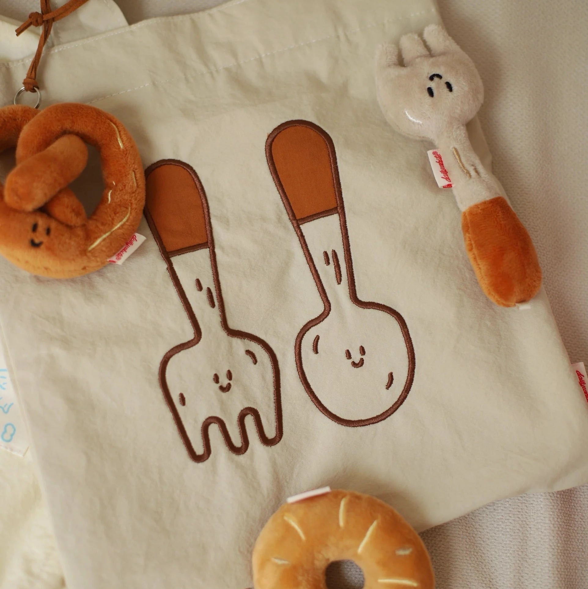 LuLuFun Studio Bakery Canvas Tote Bag – Handmade Cotton Reusable Bag