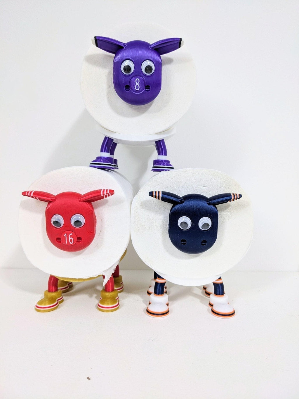 Baltimore Ravens NFL Sheep Toilet Roll Holder – 3D Printed Gift