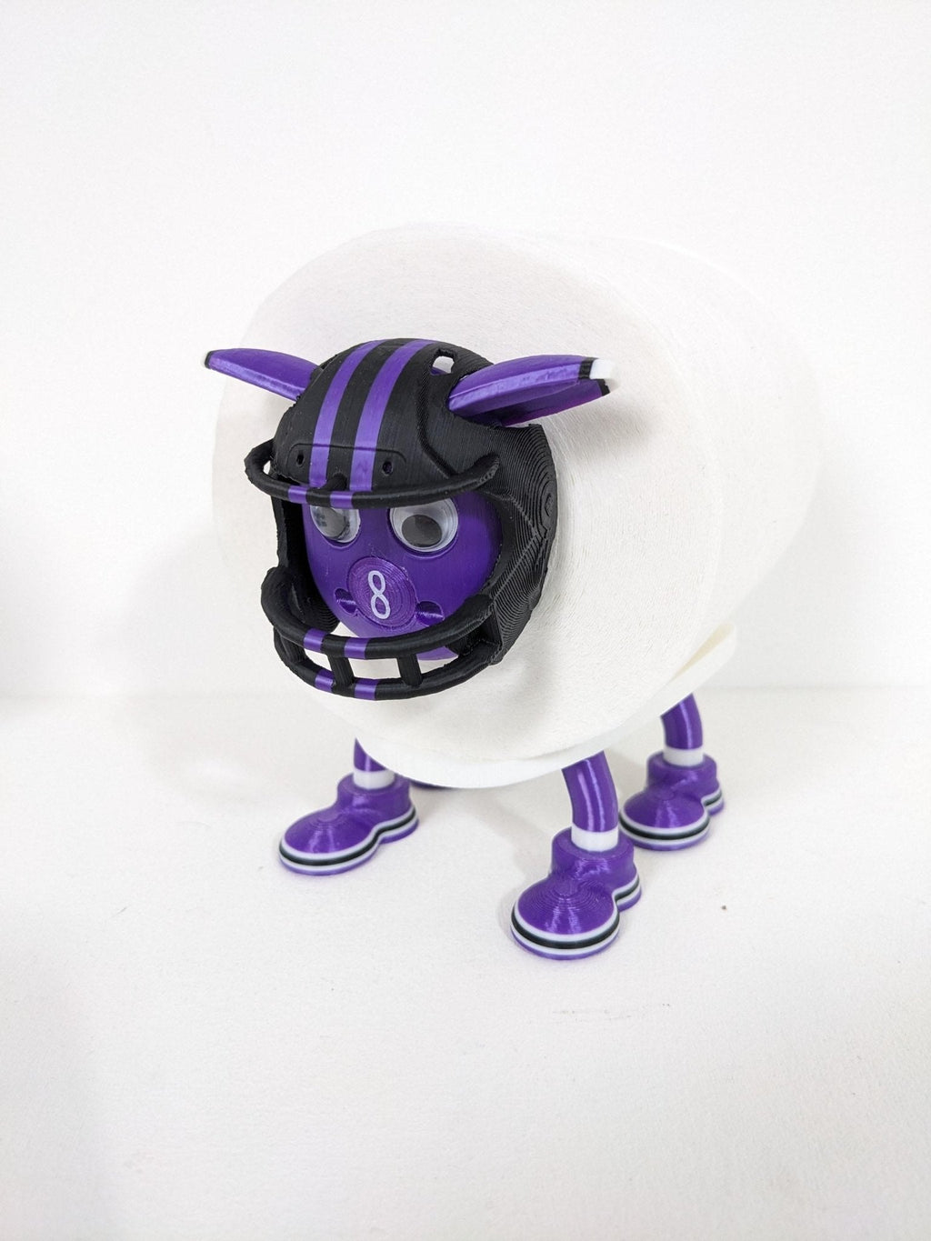 Baltimore Ravens NFL Sheep Toilet Roll Holder – 3D Printed Gift