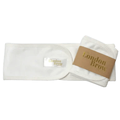 The London Brow Company Bamboo Cotton Spa Headband – Ultra Soft