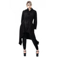 Vixxen Basilica Gothic Cathedral Print Asymmetric Zip Up Hoodie