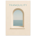 Tranquil Minimalist Ocean View Poster Print - Stunning Wall Art for Relaxation