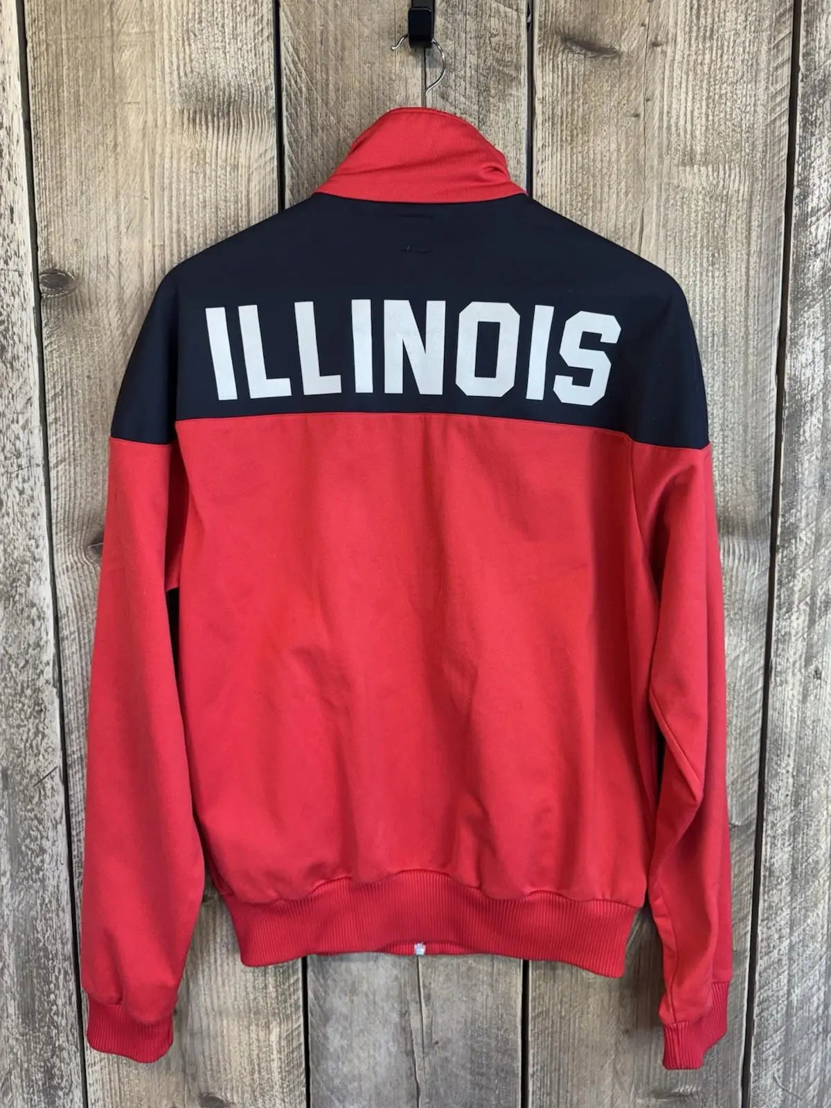 Vintage Rare Adidas Illinois Originals Men’s Tracksuit Top Large Retro