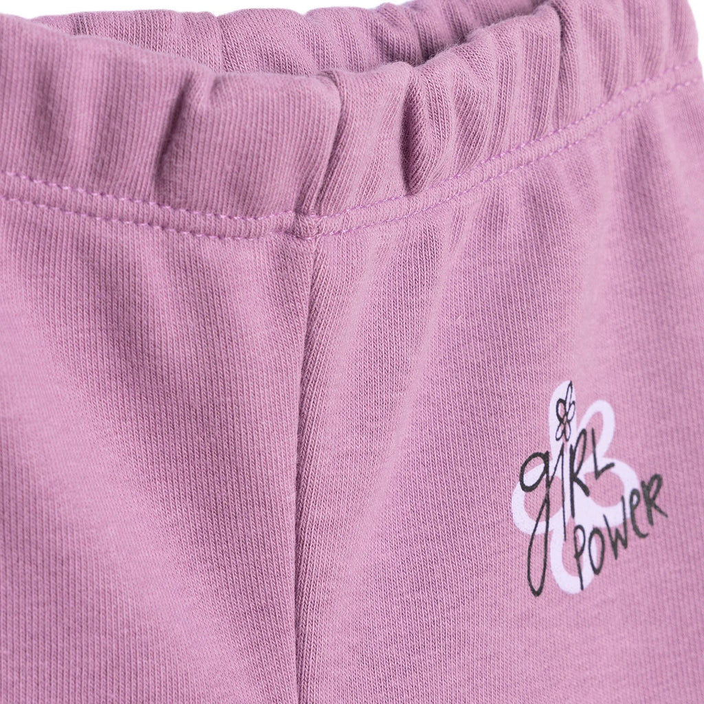 HelloBaby Baby Girl Basic Joggers - Purple