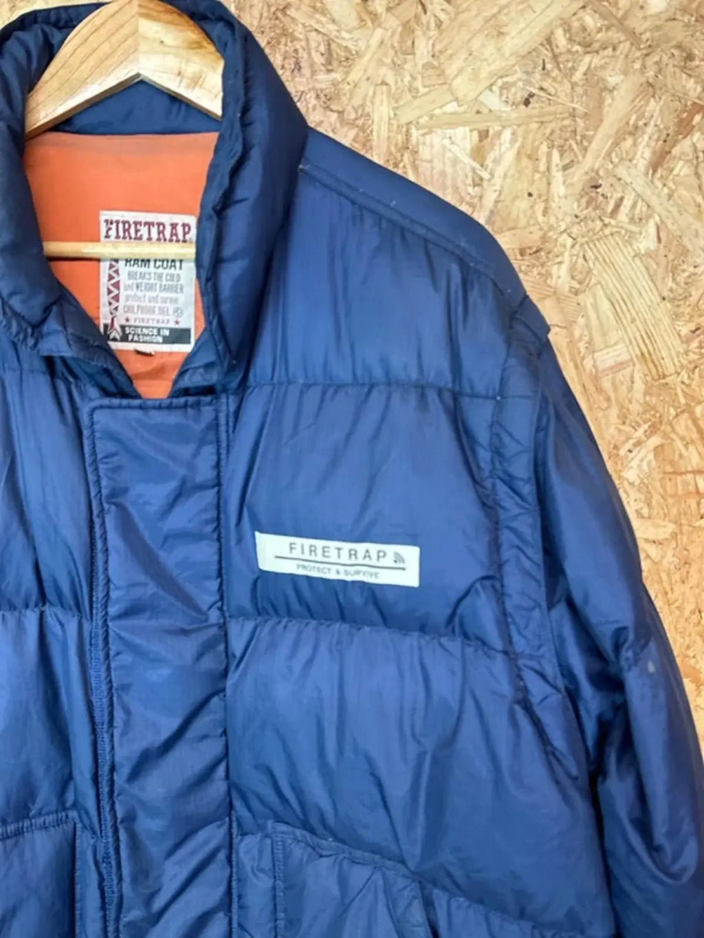 Vintage 1990s Firetrap Puffer Jacket , Bodywarmer , Men’s or women’s Large, #193
