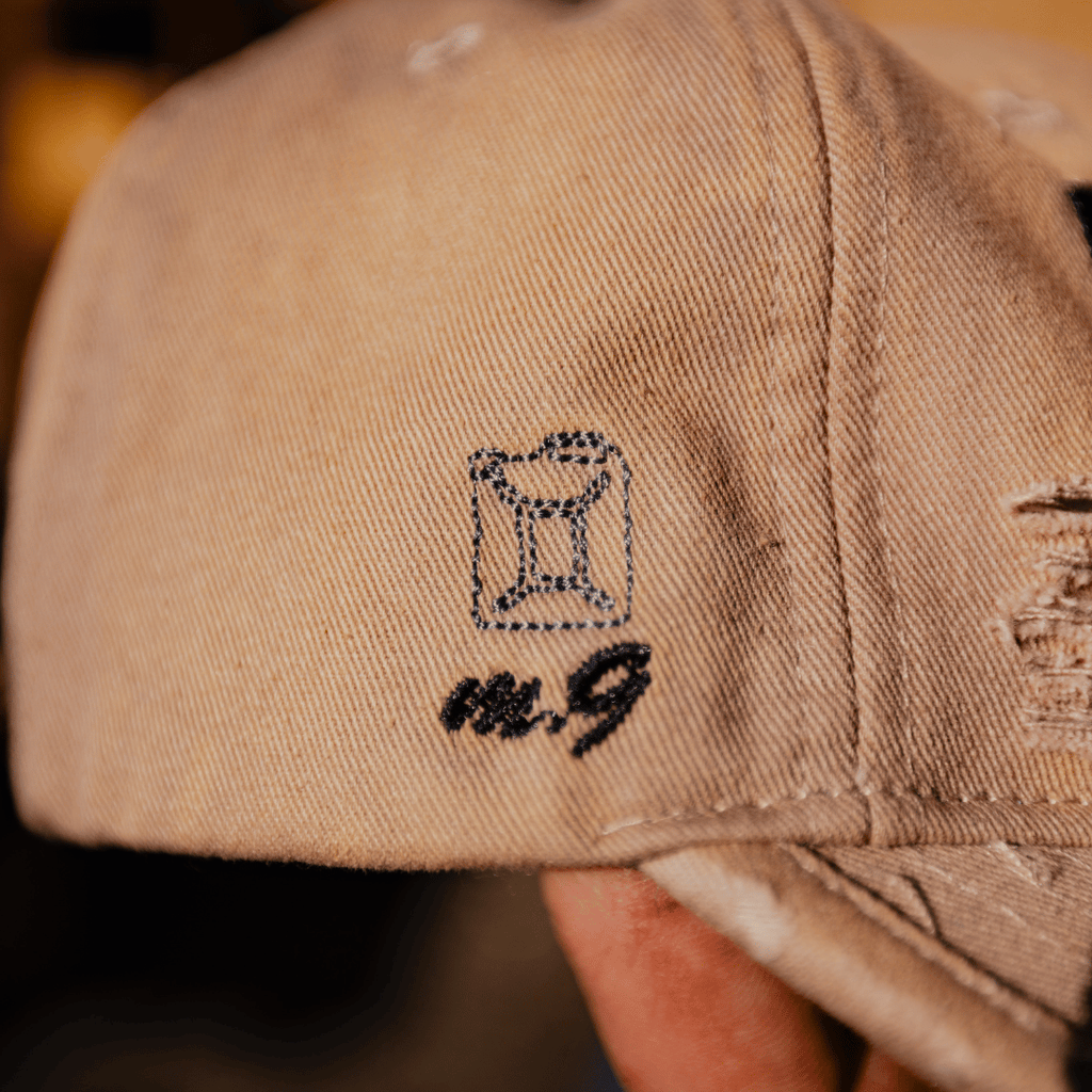 Uggly and Co Beige Parts & Spares Vintage Cotton Baseball Cap