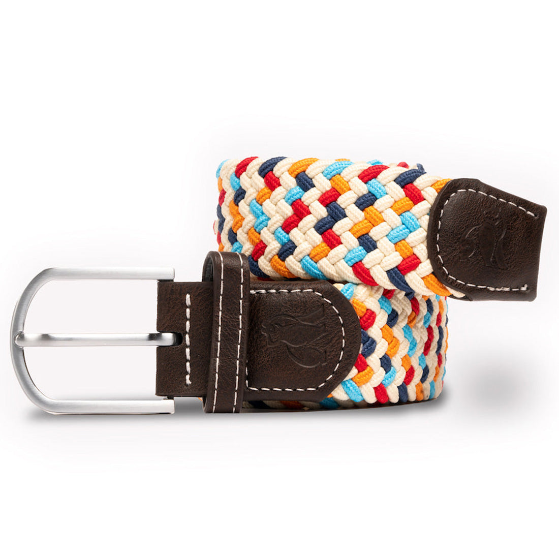 Swole Panda Multicolour Zigzag Woven Belt – Recycled Elasticated Unisex