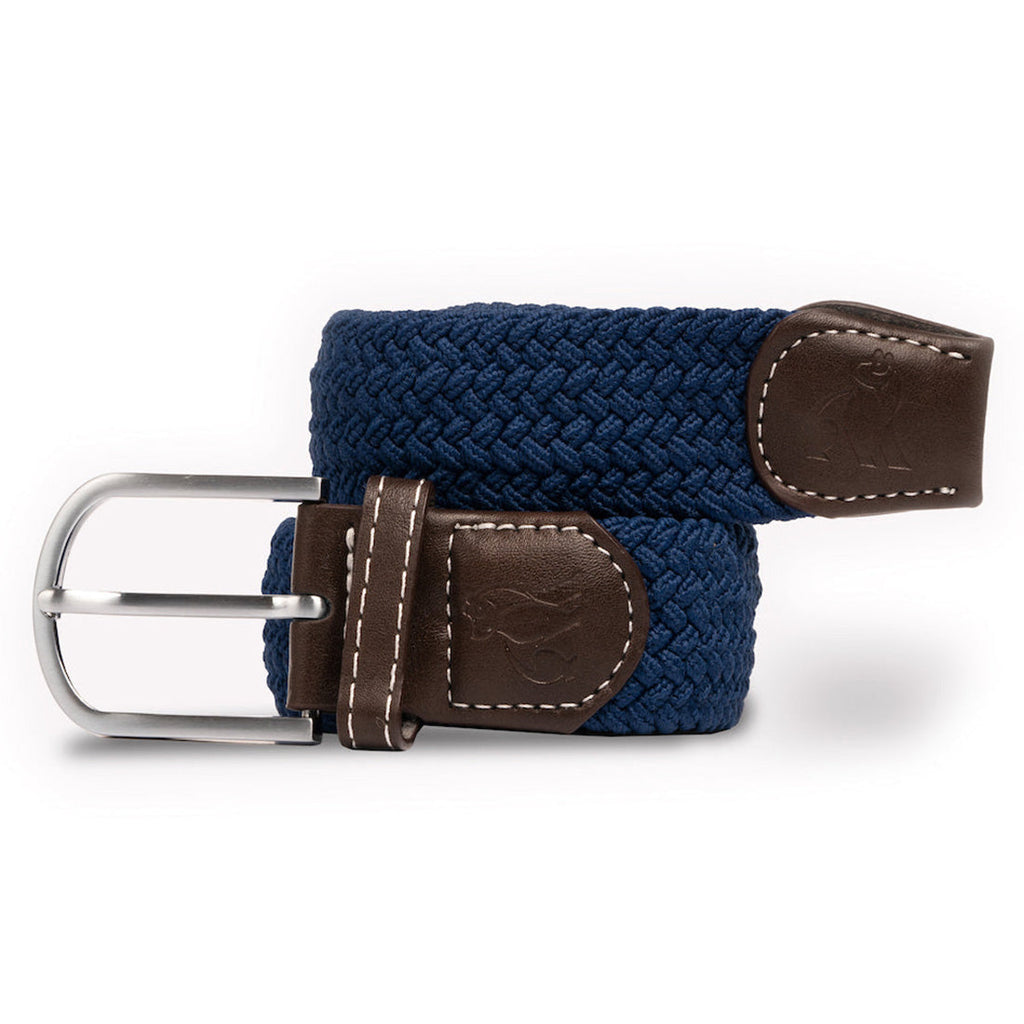 Swole Panda Dark Blue Woven Belt | Recycled REPREVE Elasticated Unisex