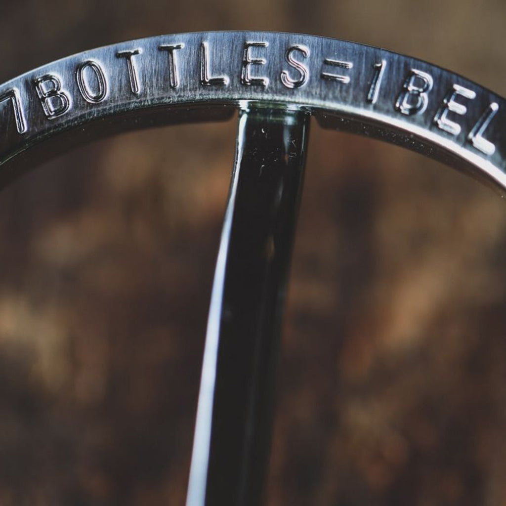 Swole Panda Recycled Woven Belt – Navy & Beige Zigzag Elasticated