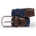 Swole Panda Recycled Woven Belt – Navy & Orange Dot Elasticated