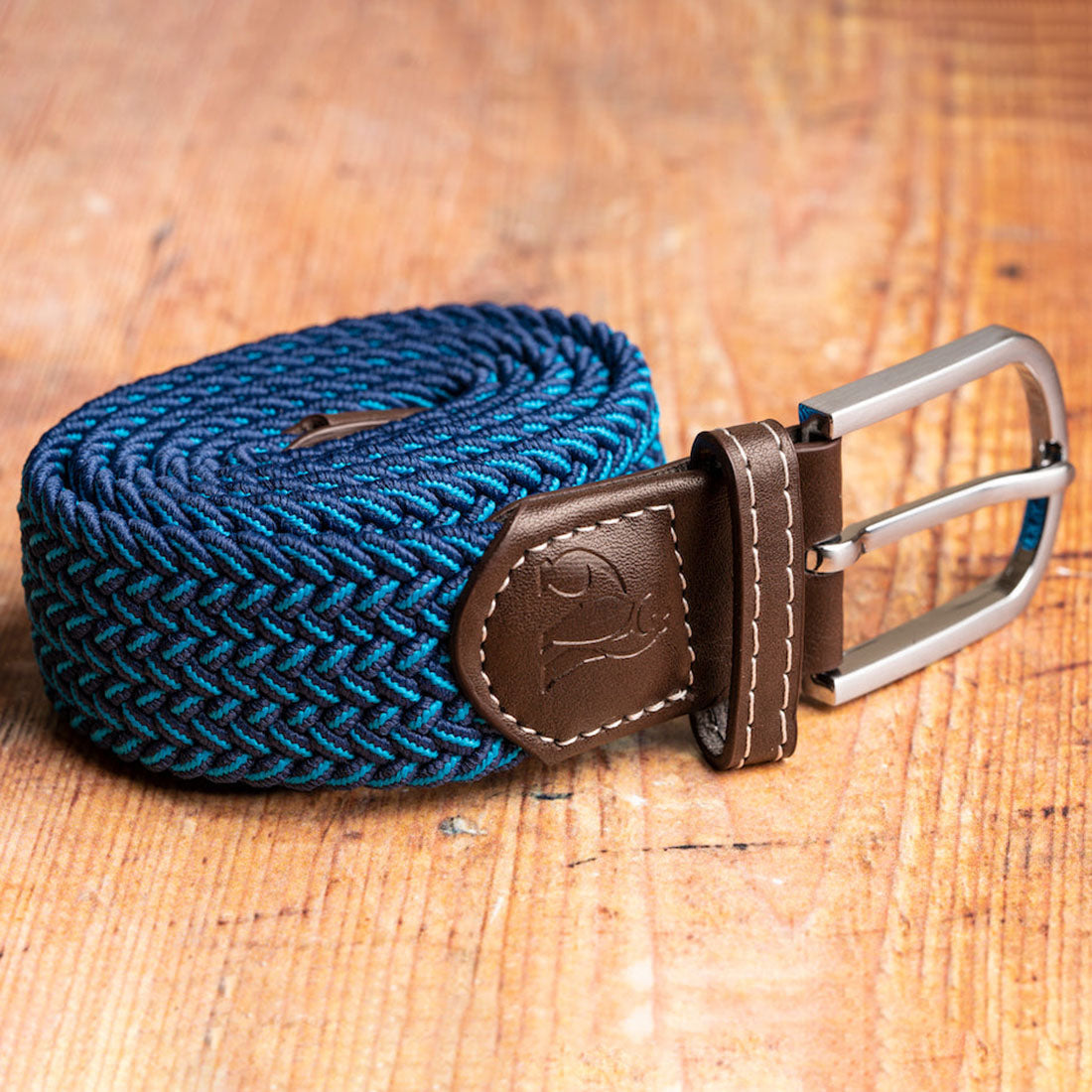 Swole Panda Royal Blue Woven Belt – Recycled REPREVE Elasticated