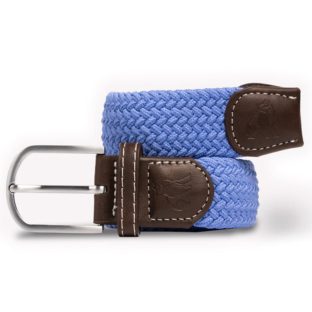 Swole Panda Sky Blue Woven Belt – Recycled Elastic Sustainable Belt