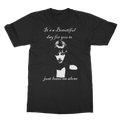 Beautiful Day Cotton T-Shirt | Kate's Clothing Unisex Gothic Tee
