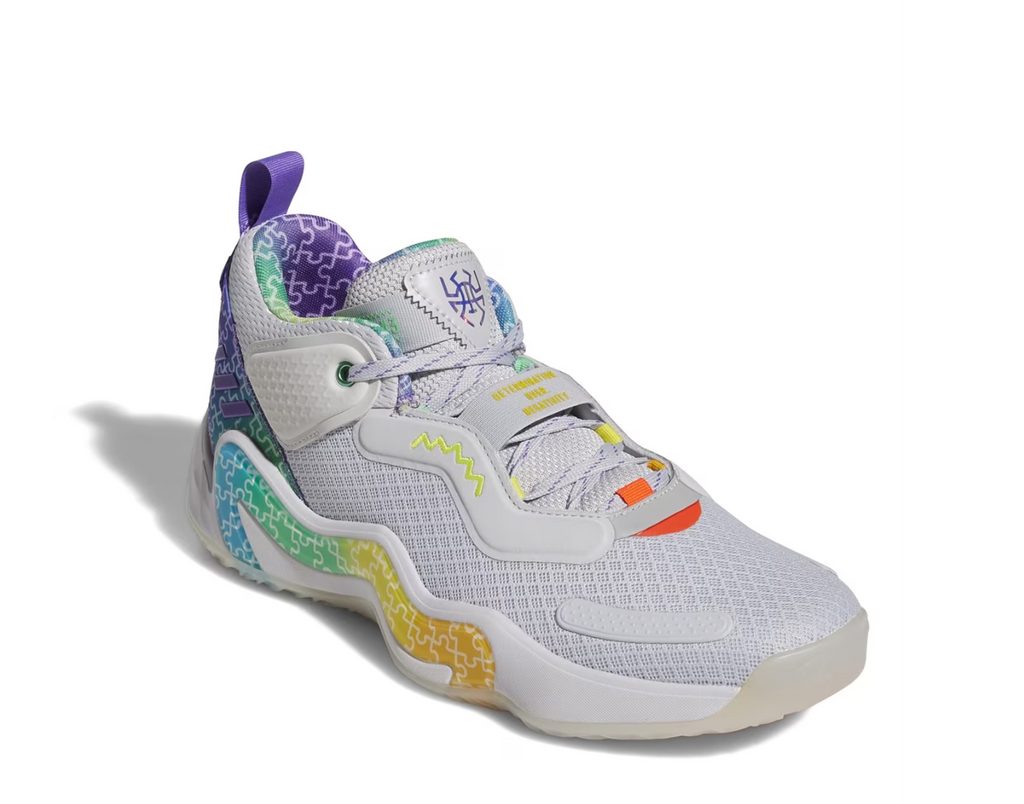 Adidas D.O.N Issue 3 Men’s Basketball Trainers – Autism Awareness Edition