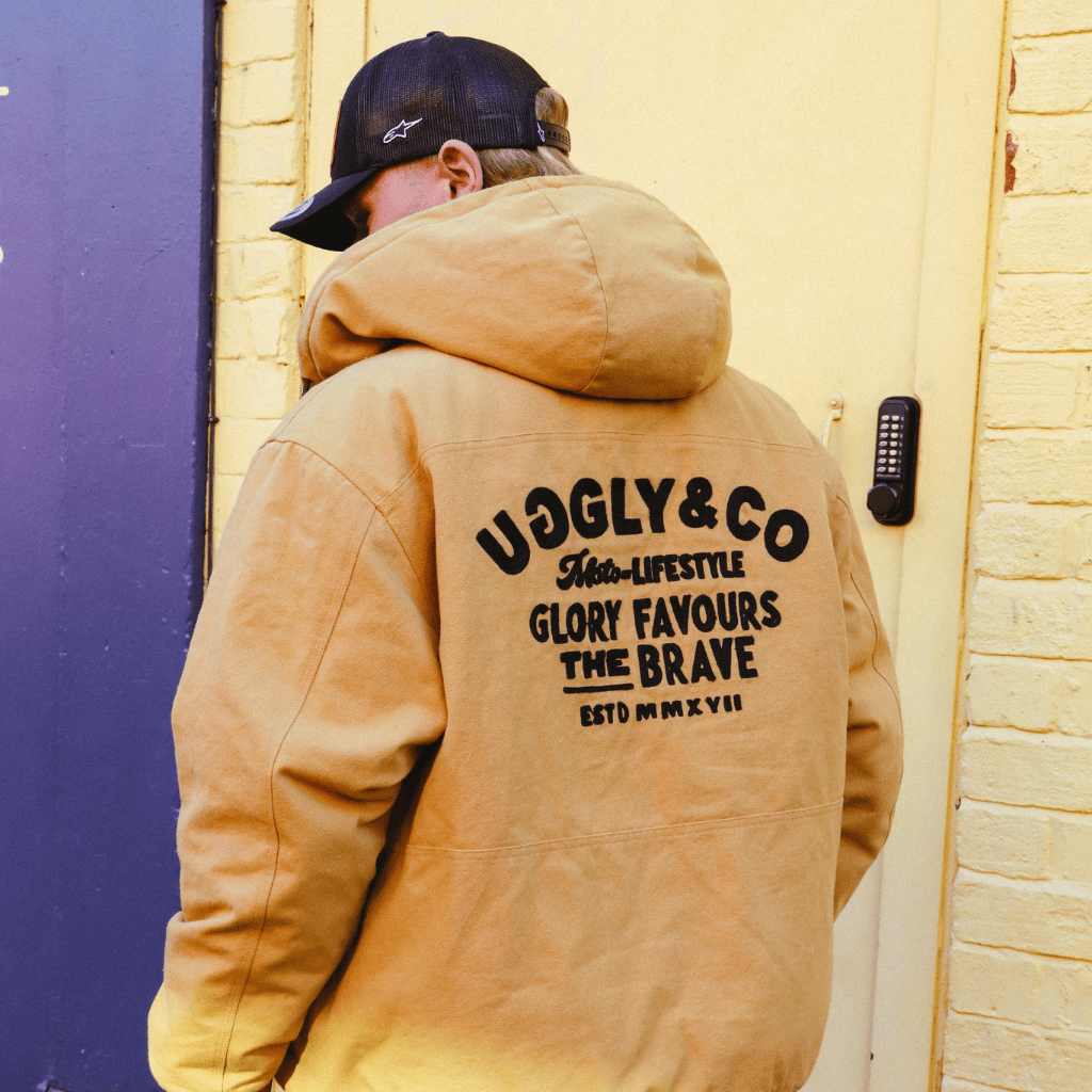 Uggly and Co Brown Chore Jacket – Flannel Lined Heavyweight Canvas