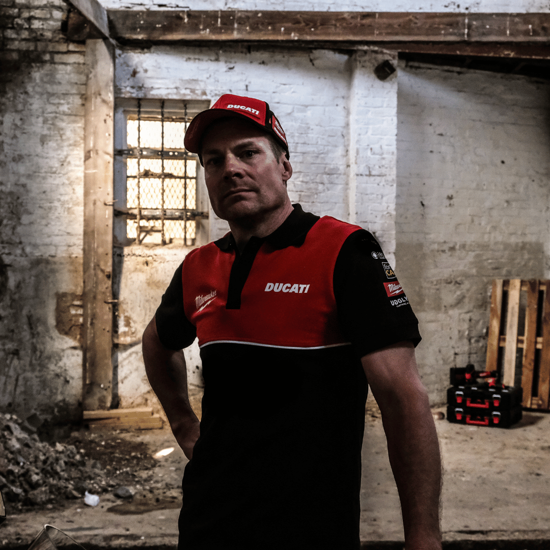 Milwaukee Tools x Ducati Polo Shirt | Michael Dunlop Team Wear