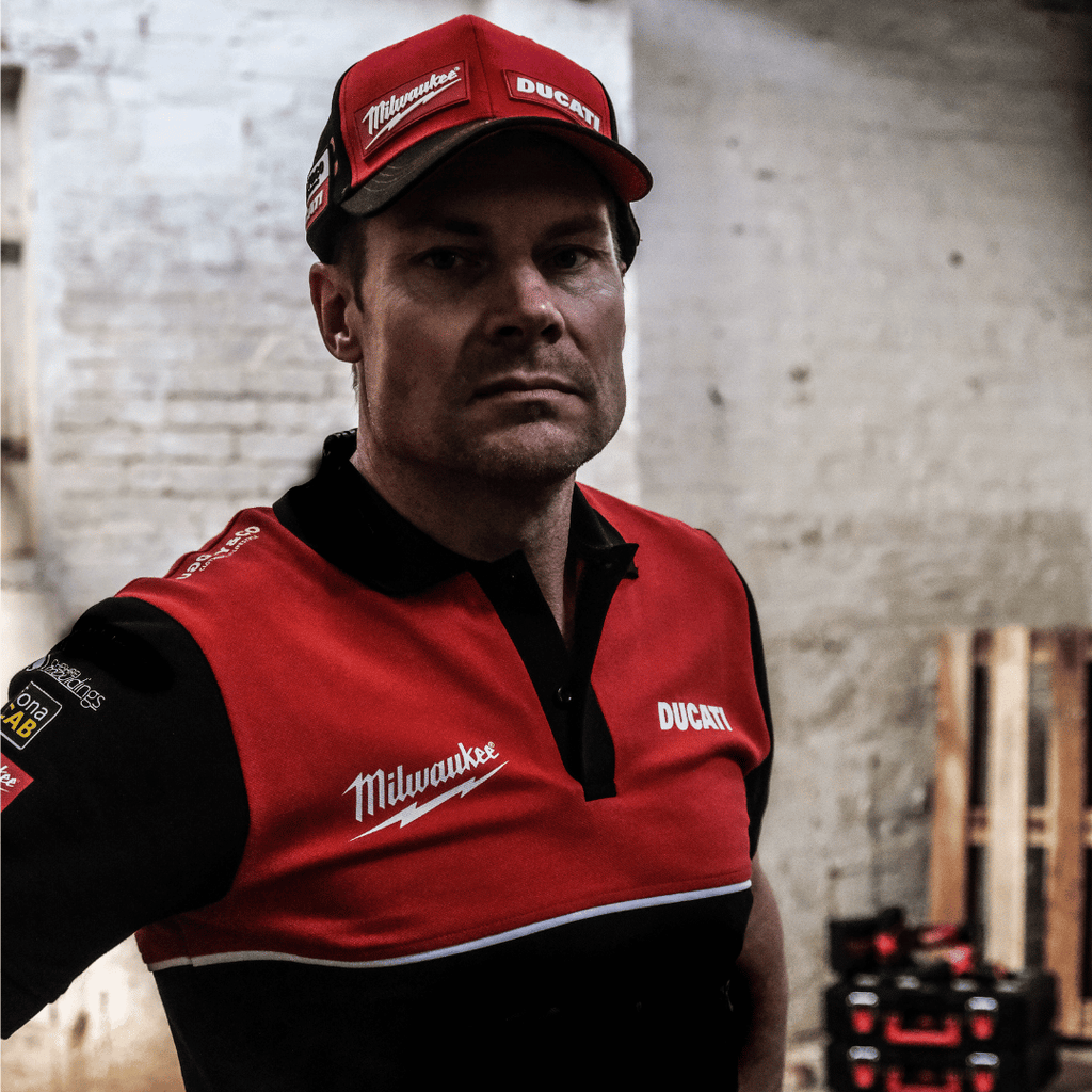 Milwaukee Tools x Ducati Polo Shirt | Michael Dunlop Team Wear