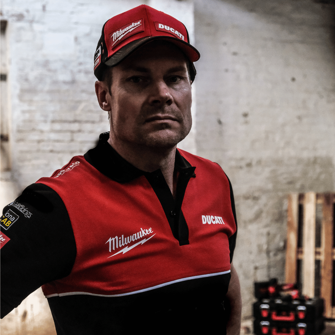 Milwaukee Tools x Ducati Polo Shirt | Michael Dunlop Team Wear