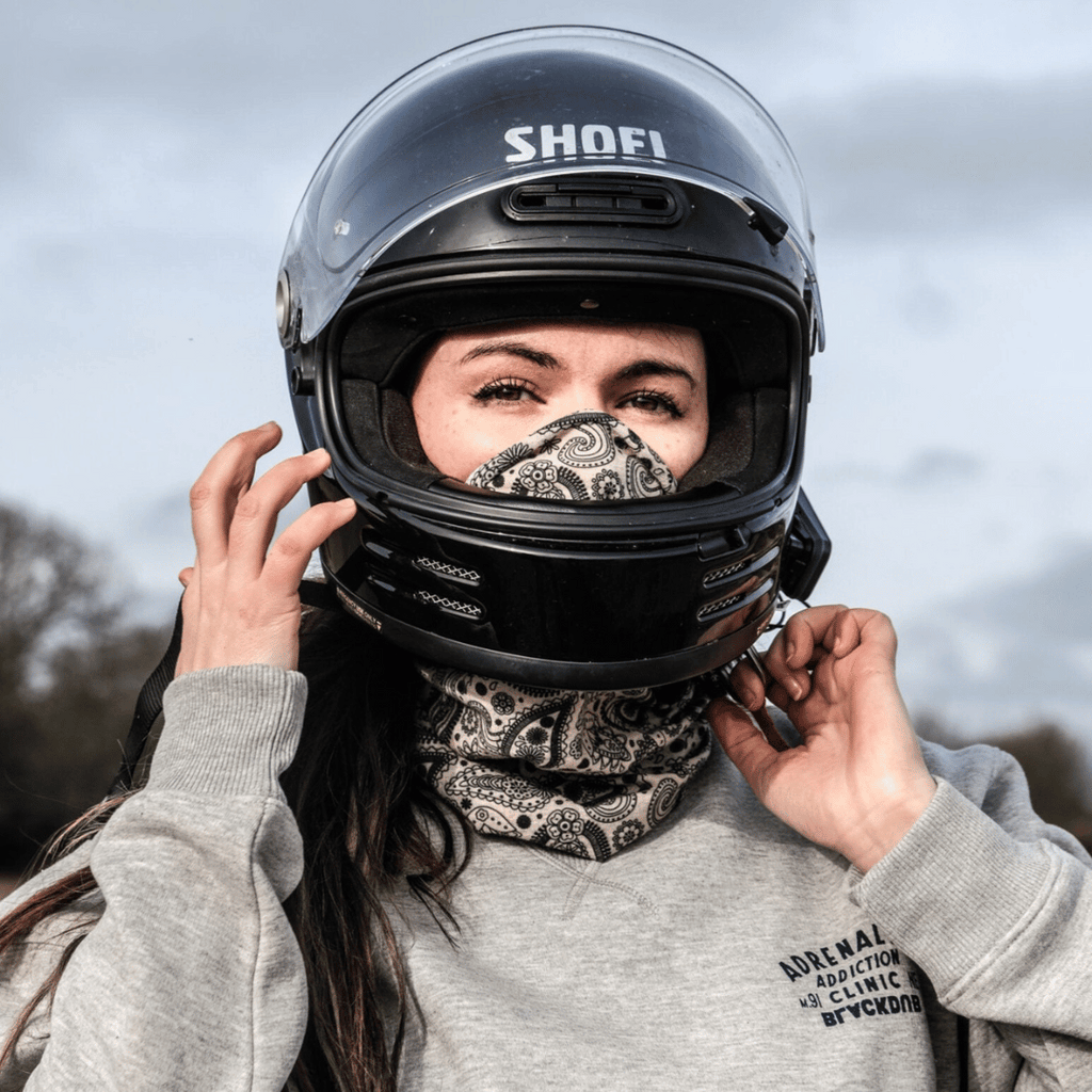 Uggly and Co Adrenaline Addiction Grey Cotton Motorcycle Jumper