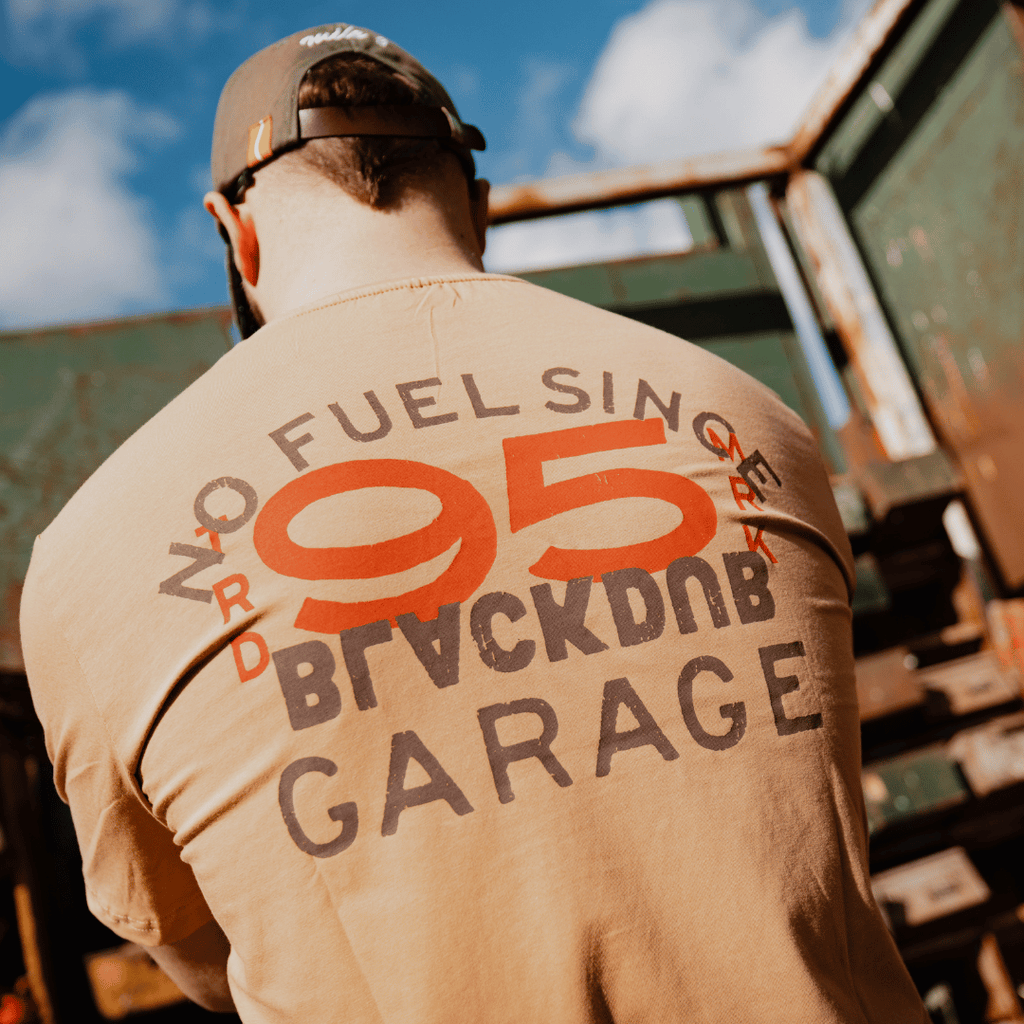Uggly and Co No Fuel Since '95 Heavyweight Cotton Tee – Brown