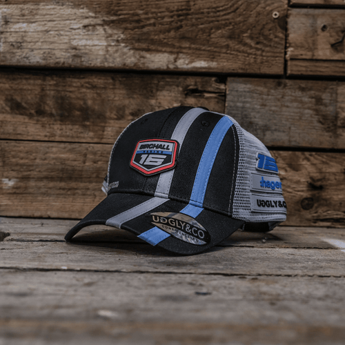 Birchall Brothers Sidecar Racers Trucker Hat – Black & Grey Racing Cap