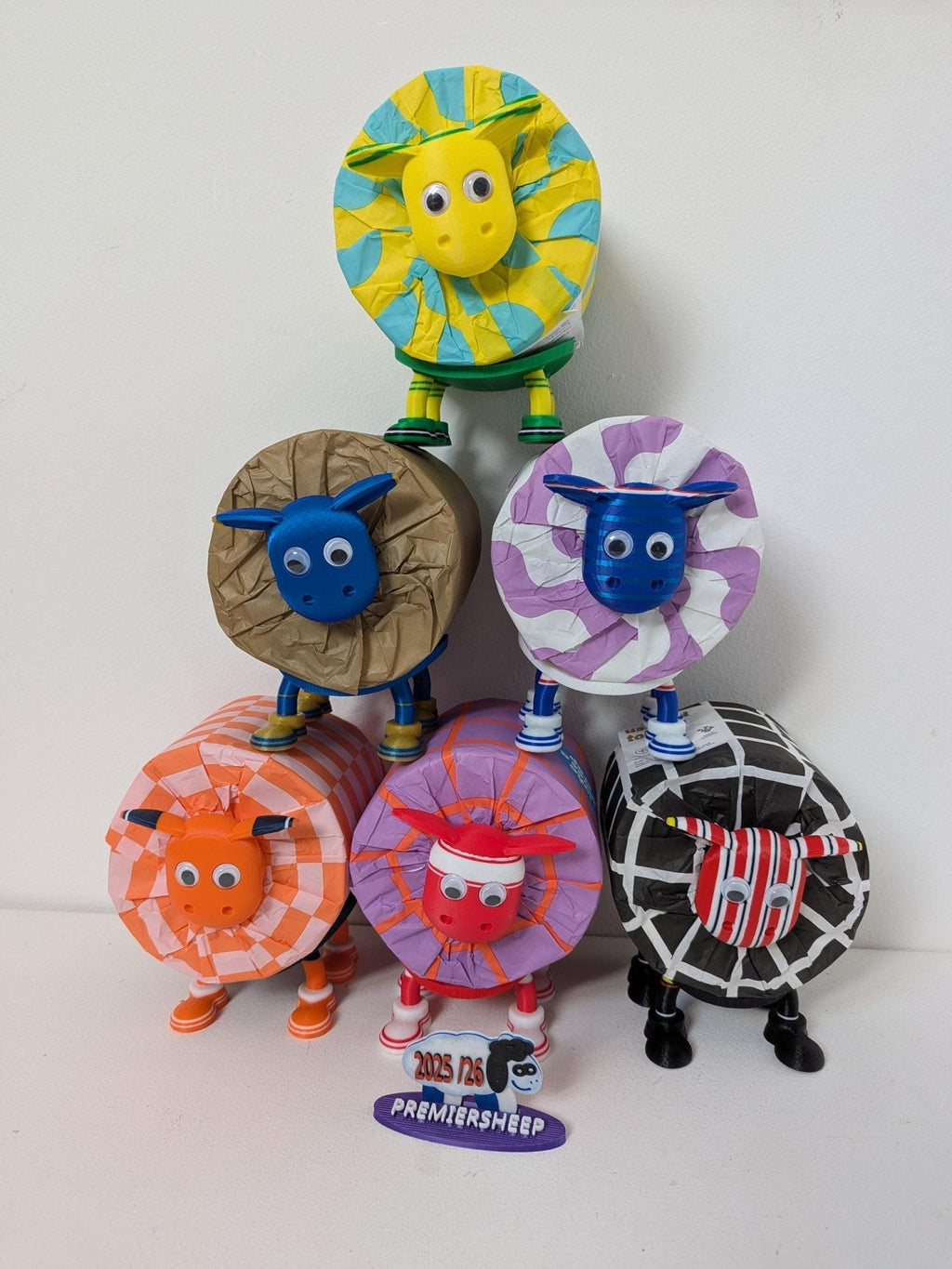 Chaddyverse Birmingham City Sheep Toilet Roll Holder – Silk Blue PLA+