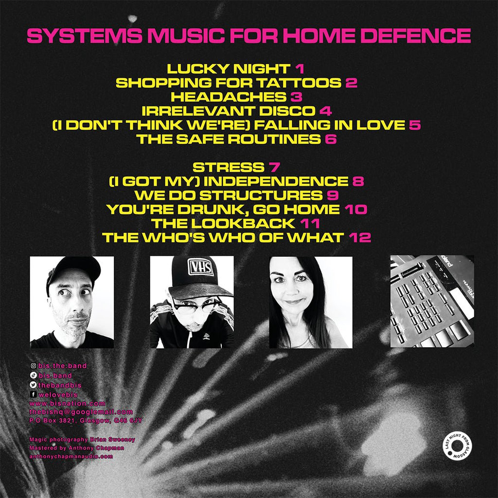 bis - Systems Music For Home Defence Vinyl Record & CD - Indie Pop