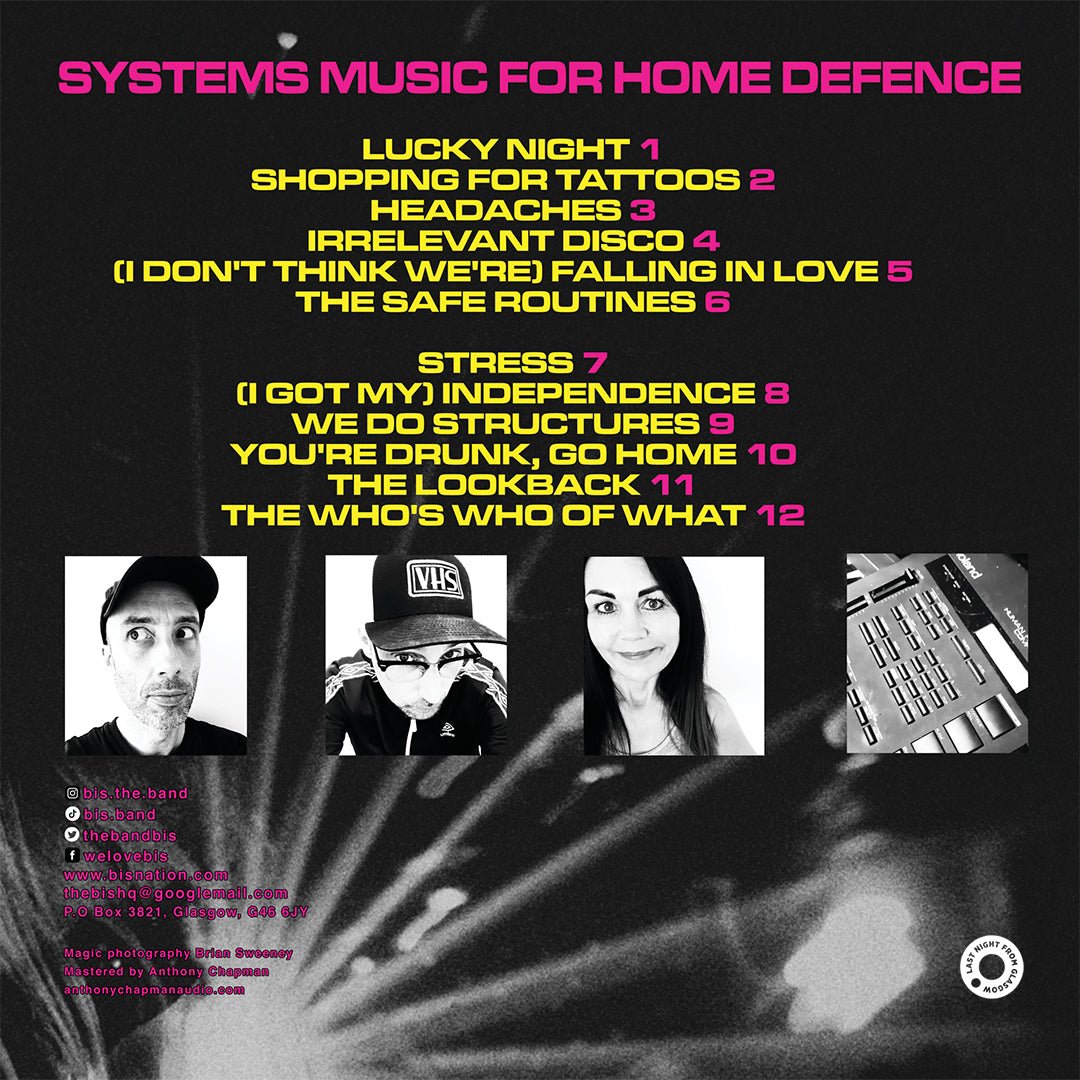 bis - Systems Music For Home Defence Vinyl Record & CD - Indie Pop