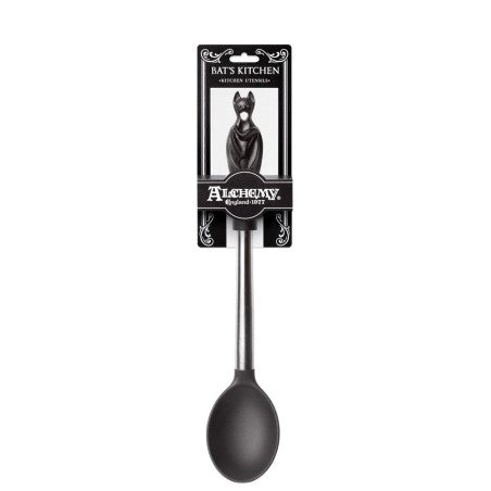 Alchemy Gothic Black Bat Spoon | Silicone & Stainless Steel Kitchen Tool