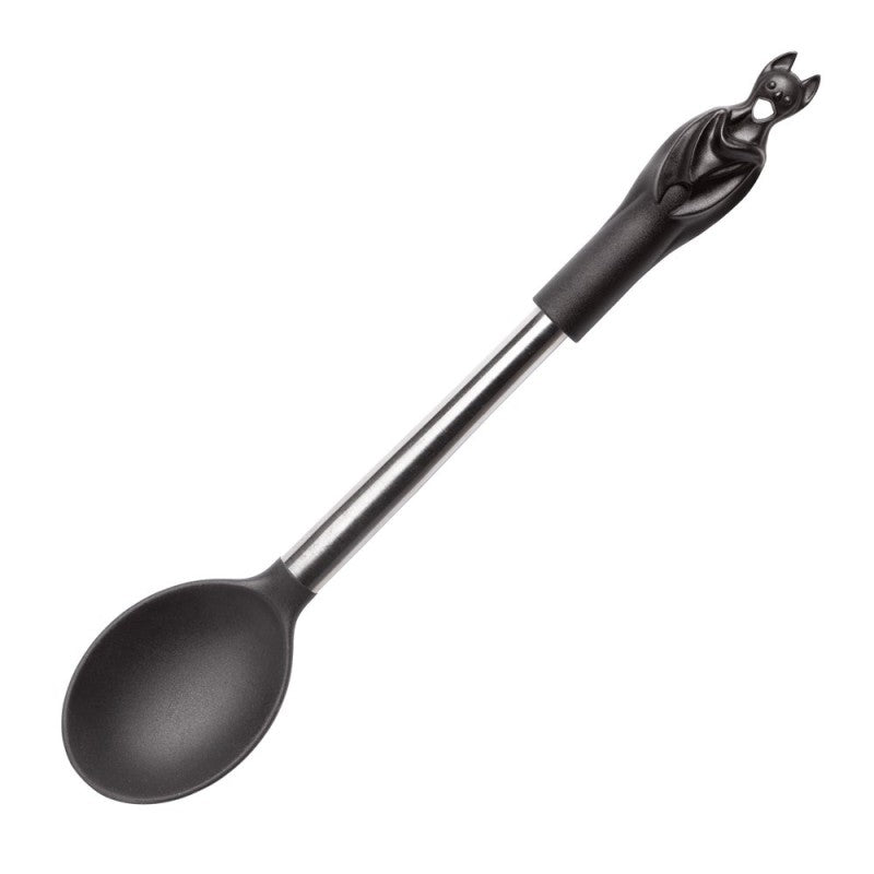 Alchemy Gothic Black Bat Spoon | Silicone & Stainless Steel Kitchen Tool