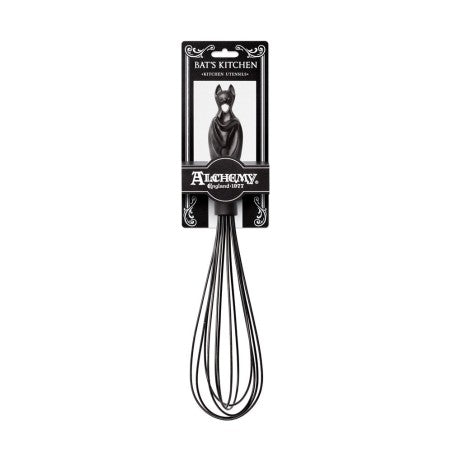 Alchemy Gothic Black Bat Whisk – Silicone Kitchen Tool for Batters