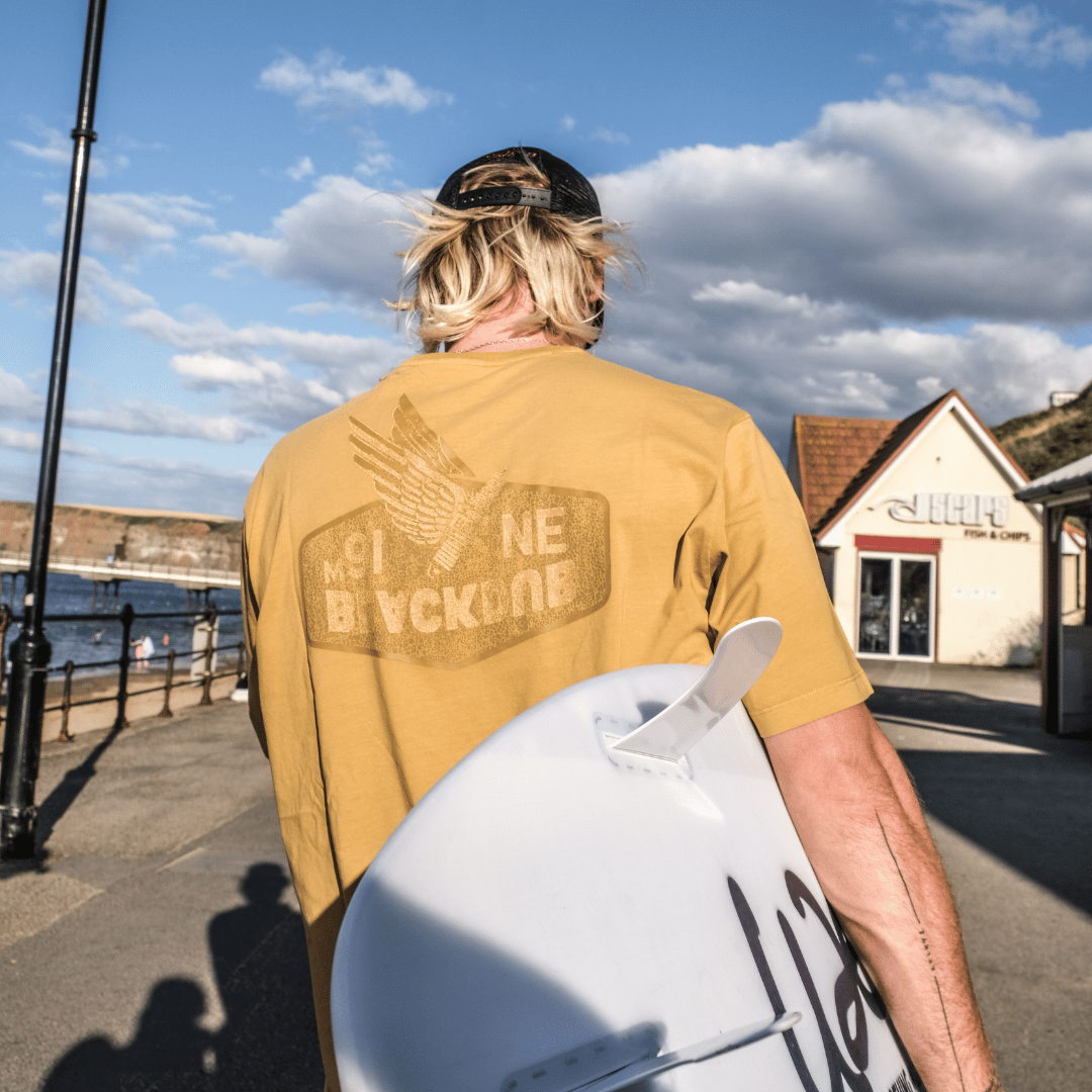The Black Dub Mustard Wings Spark Plug Cotton Motorcycle Tee – Uggly & Co