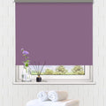 LUCKUP Blackout Roller Blind – Waterproof Thermal UV Protection, Aubergine