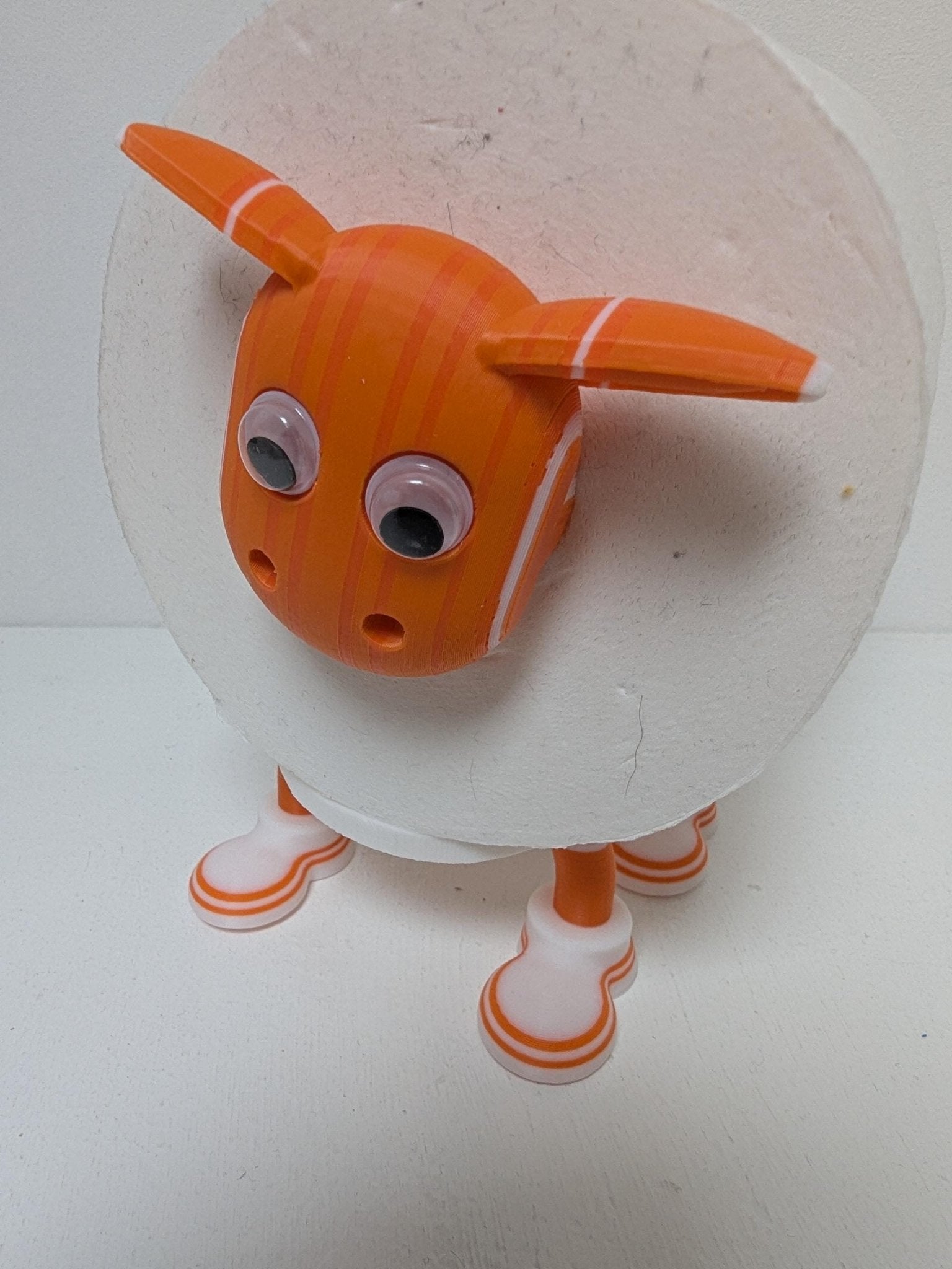 Chaddyverse Blackpool Football Club Toilet Roll Holder – Tangerine Sheep