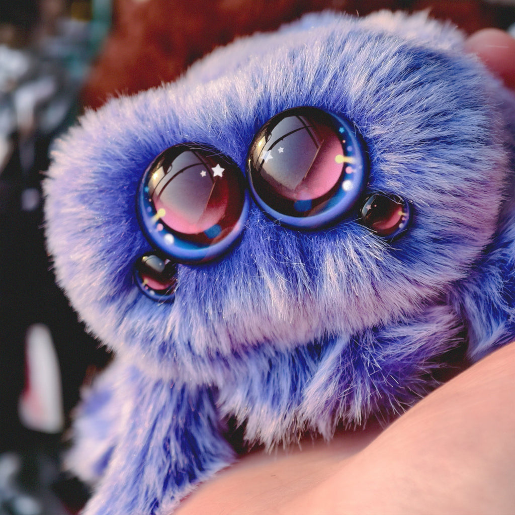 LuLuFun Studio Snowball Spider Plush Toy – Soft Cute Stuffed Animal