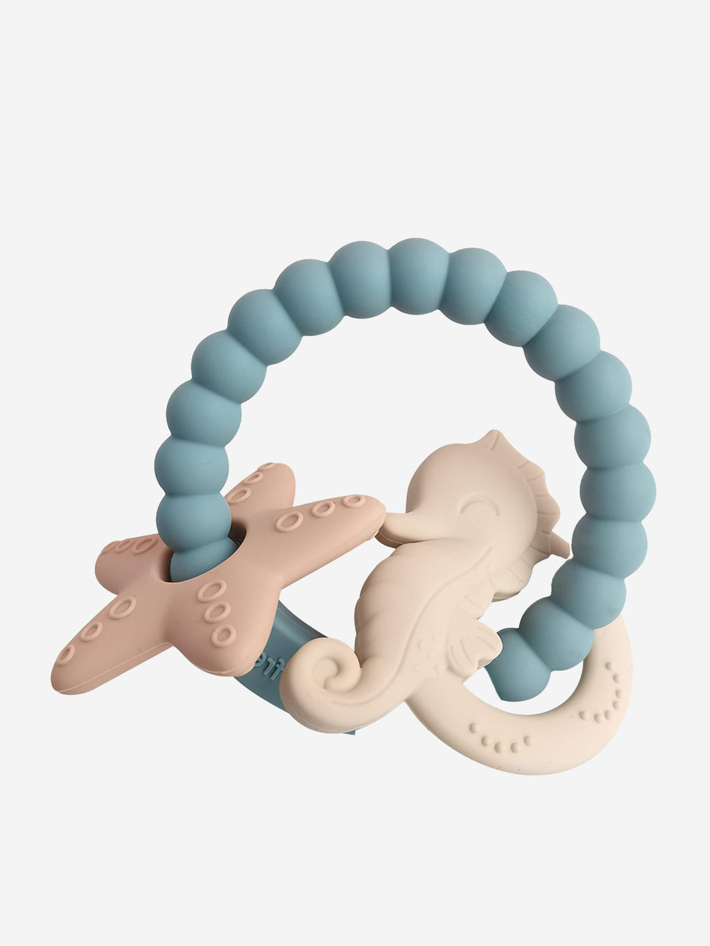 Bloom Bambini Silicone Seahorse and Starfish Baby Teether - Blue