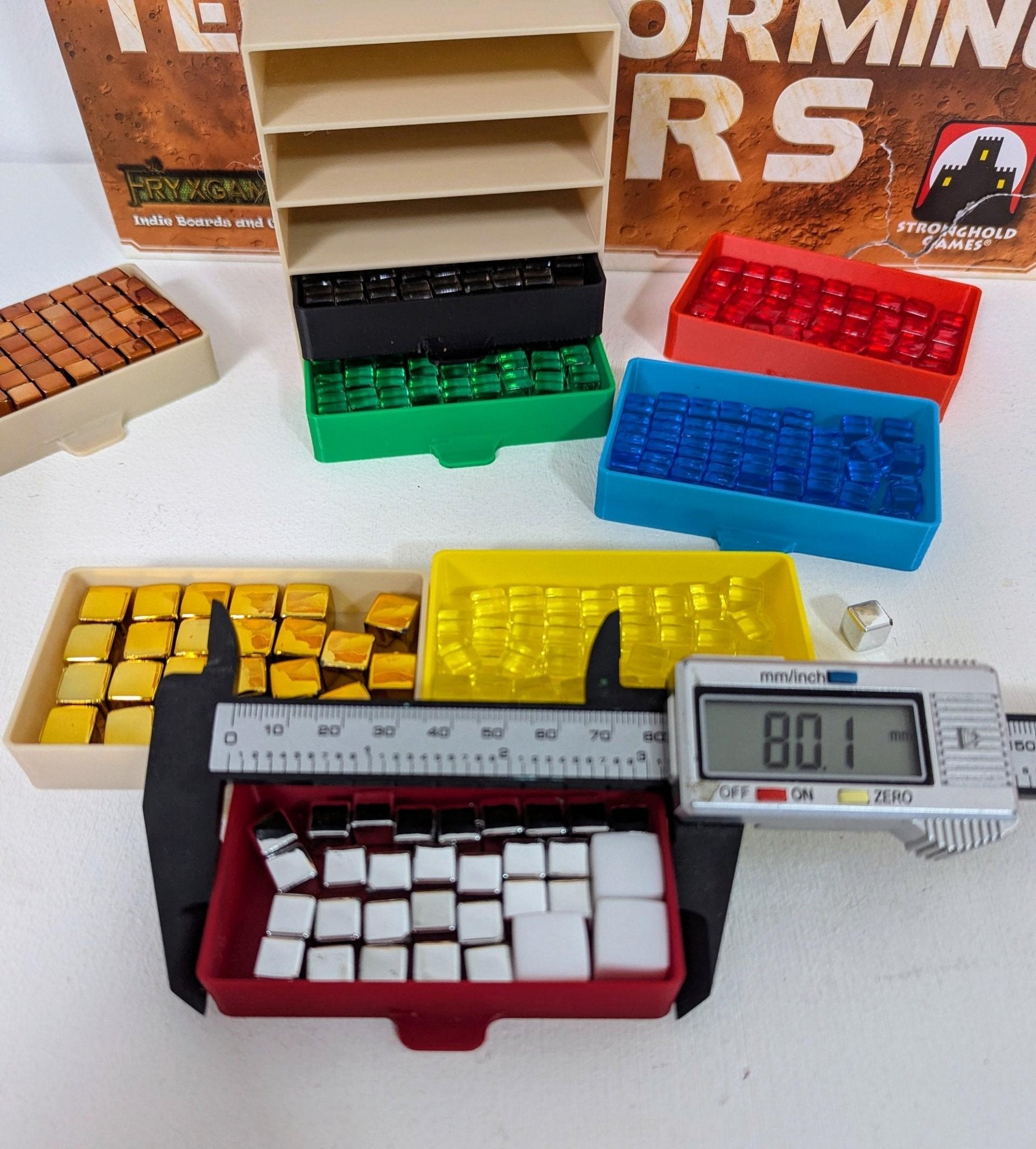 Chaddyverse Board Game Token Drawers – Stackable 3D Printed Organiser