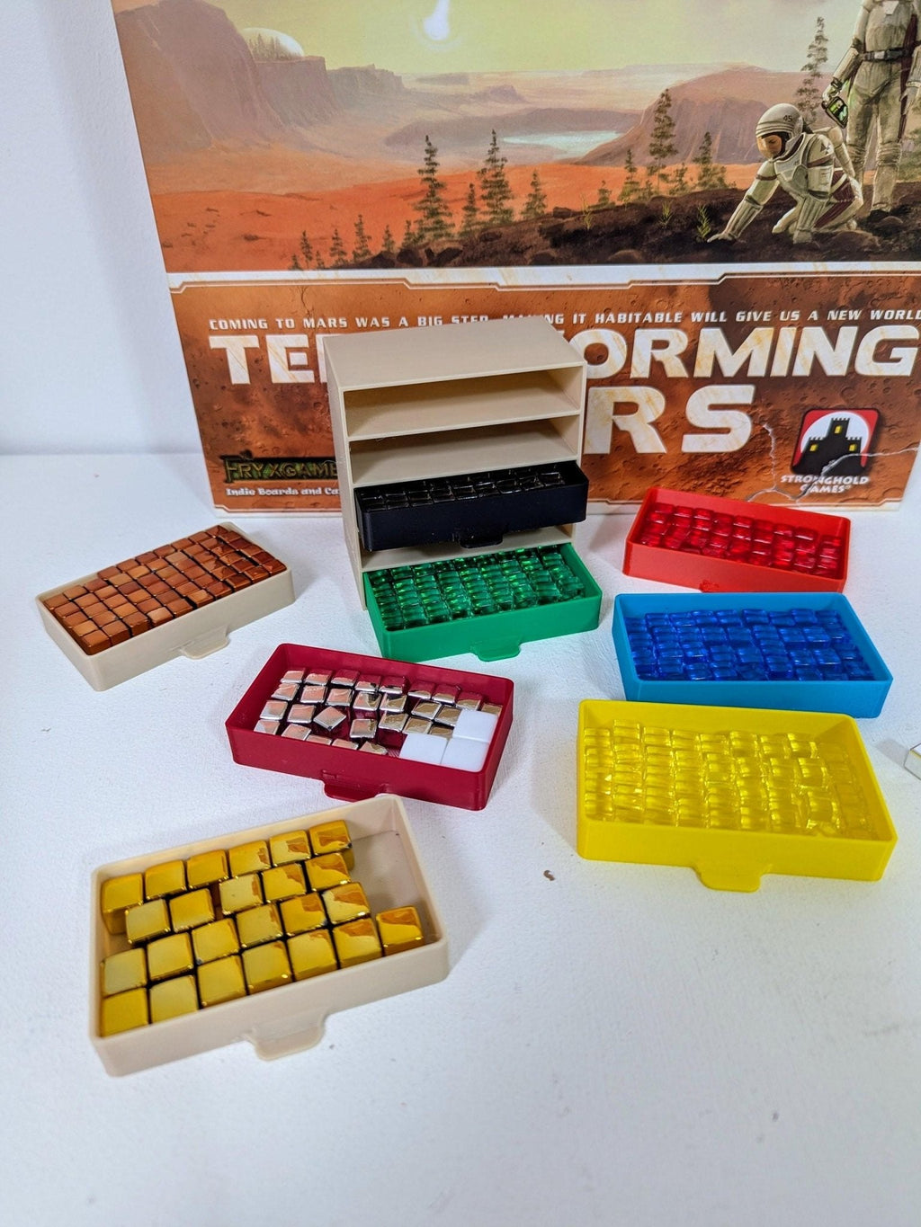 Chaddyverse Board Game Token Drawers – Stackable 3D Printed Organiser