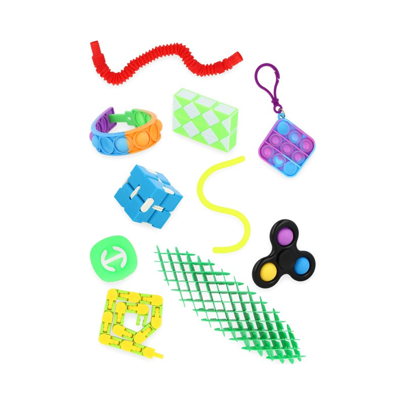 PoundFun Box Full of Fidgets – Sensory Stress Relief Toy Set for Kids