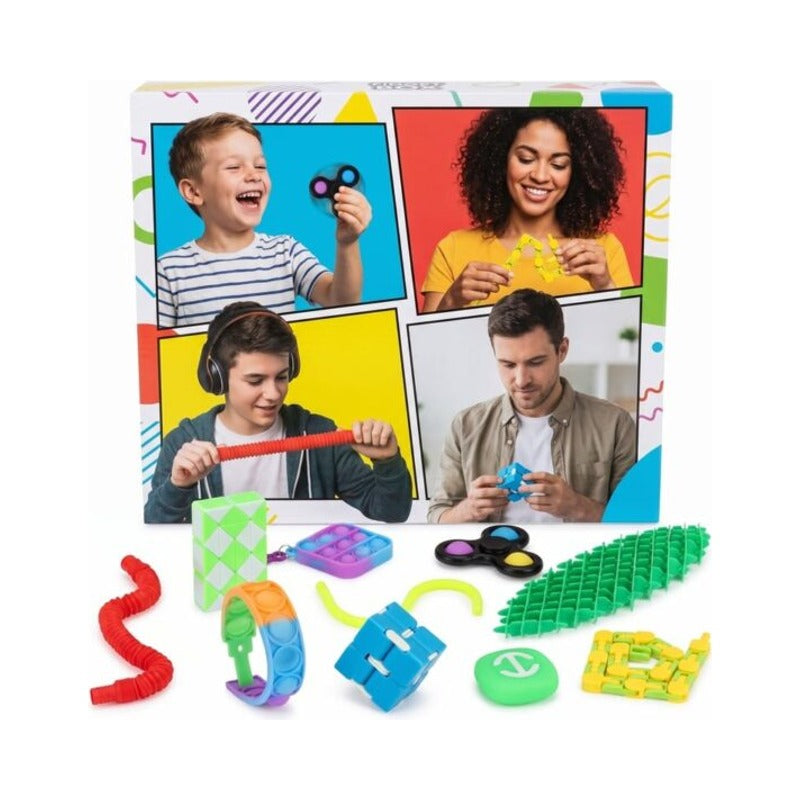PoundFun Box Full of Fidgets – Sensory Stress Relief Toy Set for Kids