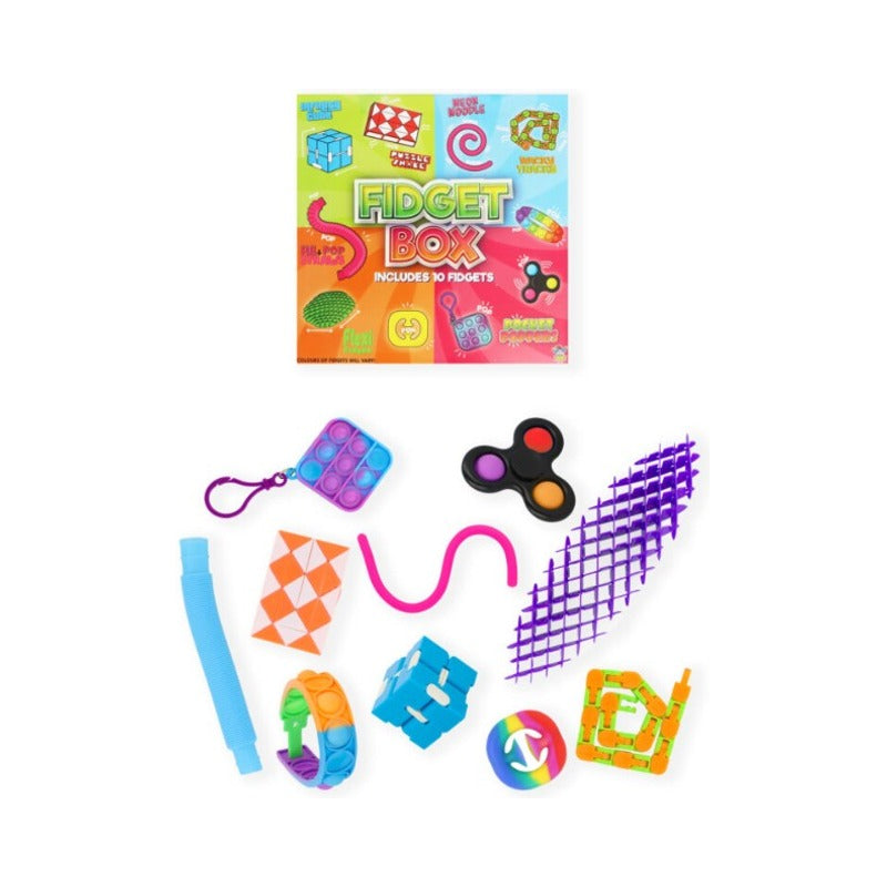 PoundFun Box Full of Fidgets – Sensory Stress Relief Toy Set for Kids